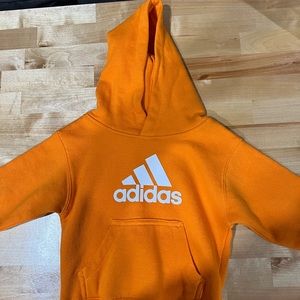 Adidas | Girl's Orange Hoodie